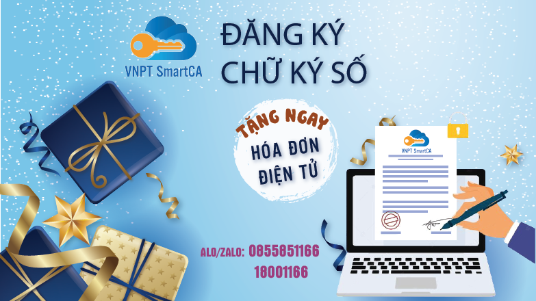 Miễn phí hóa đơn điện tử khi đăng ký dịch vụ ký số VNPT Smart CA